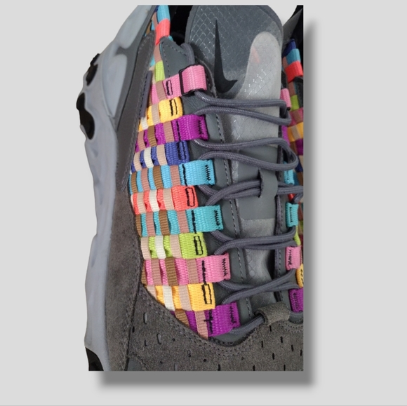 NIKE React Sertu Woven Pattern  Sneakers Size 12 Iron Gray/Black MULTICOLOR - Picture 9 of 15